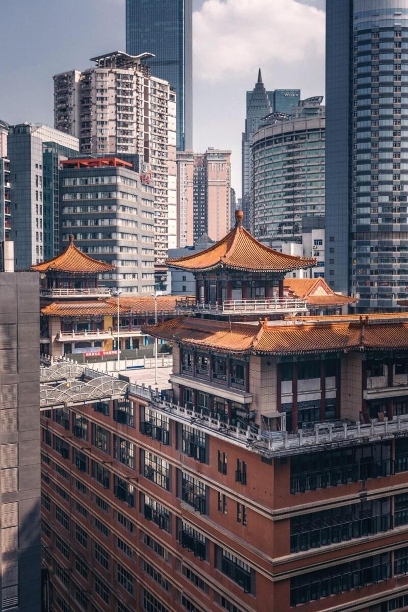 Boutique Of Meditation With Cuisine & Night View, Exit 2 Liujiatai Station Line 9 Chongqing Exterior foto