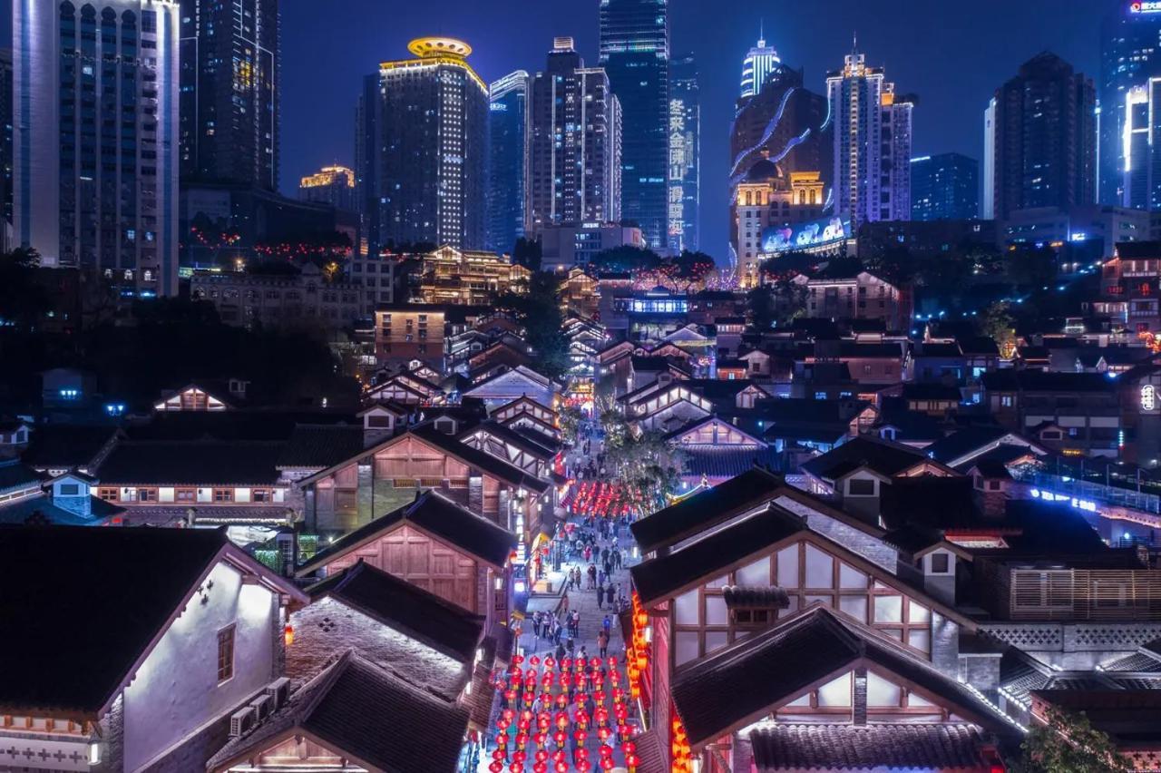 Boutique Of Meditation With Cuisine & Night View, Exit 2 Liujiatai Station Line 9 Chongqing Exterior foto