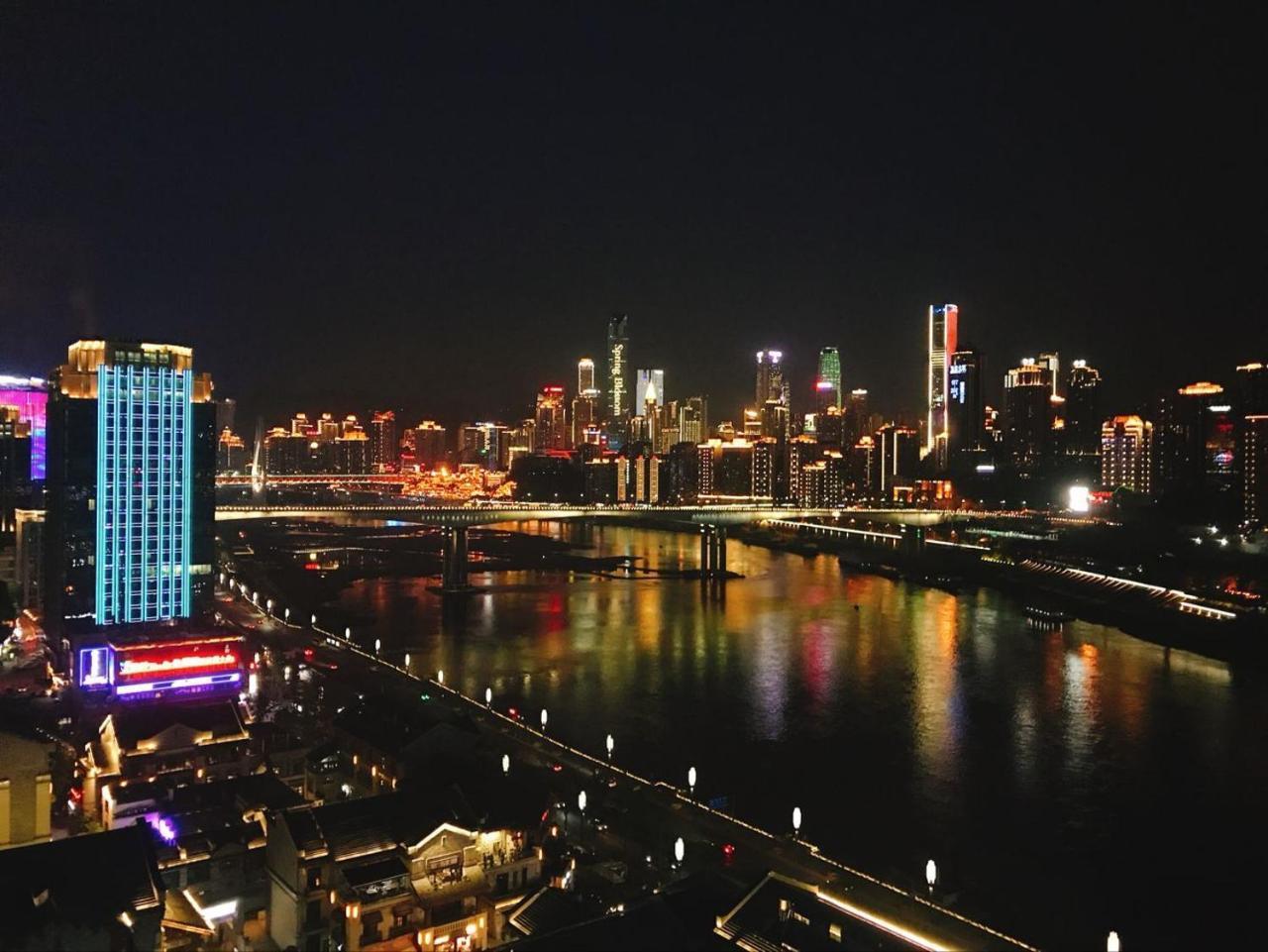 Boutique Of Meditation With Cuisine & Night View, Exit 2 Liujiatai Station Line 9 Chongqing Exterior foto